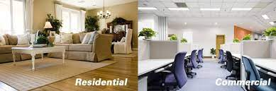 Difference between residential and commercial cleaning