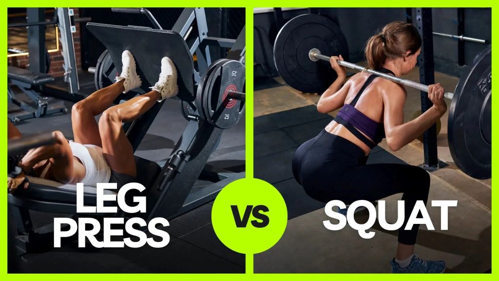 Leg press vs squat comparison chart explained youtube