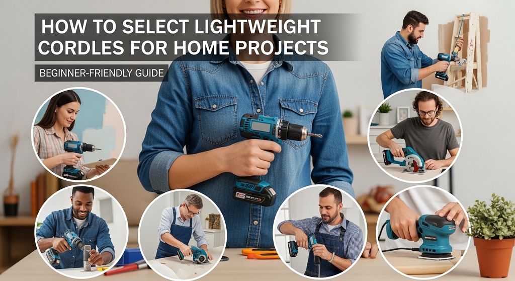 lightweight cordless drill for home DIY wall installation