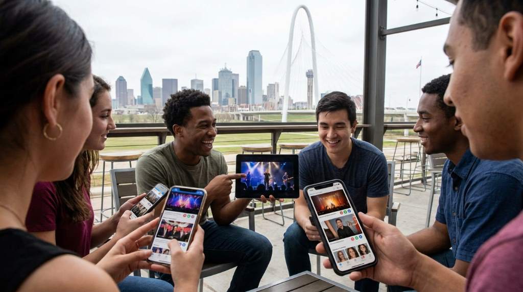 Dallas residents using social media for entertainment news